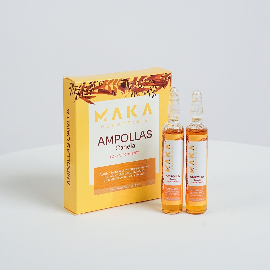 Ampolla de Canela, Fortalecimiento. Caja de 4 unidades. – MAKA ESSENTIALS